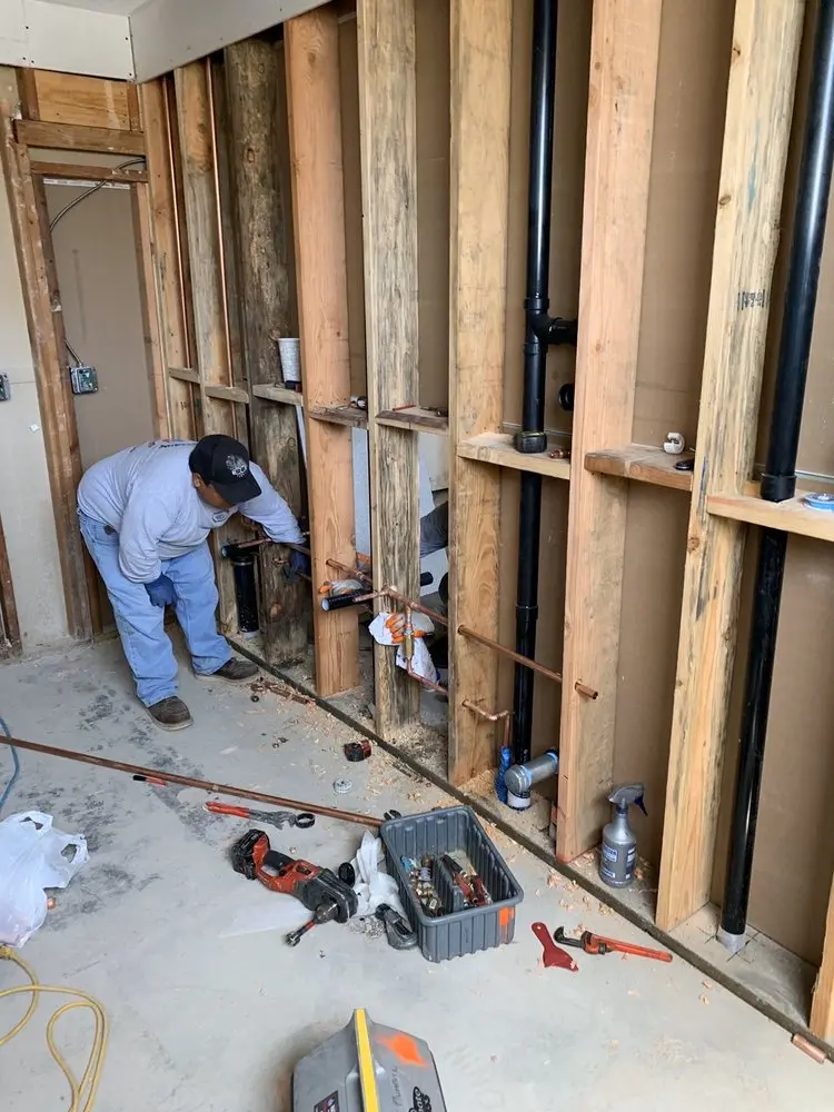Commercial rough-in plumbing for Water Heater Replacement in West Collingswood Heights